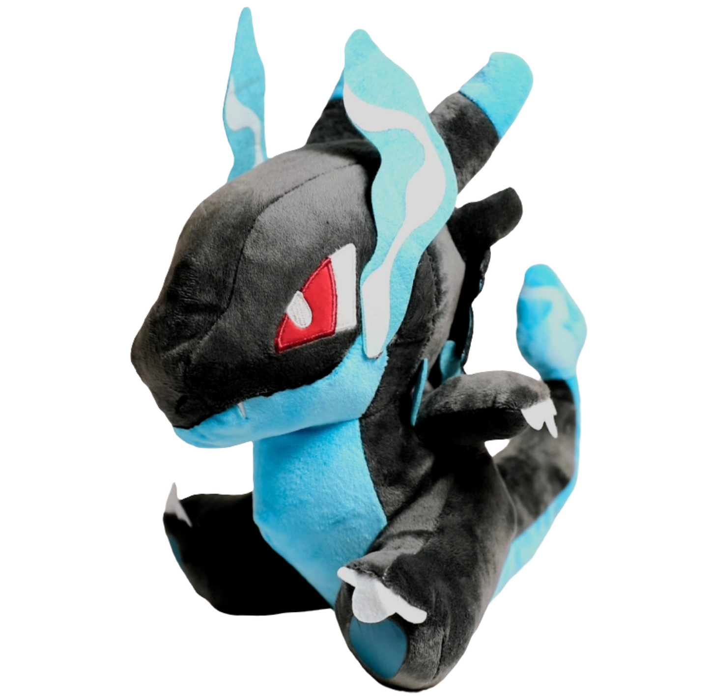 Jumbo Flame Dragon Plush – Custom Handmade Edition