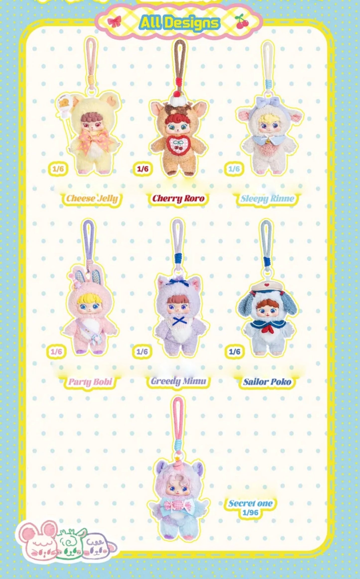 Soft n Fuzzy Bag Charm Blind Box