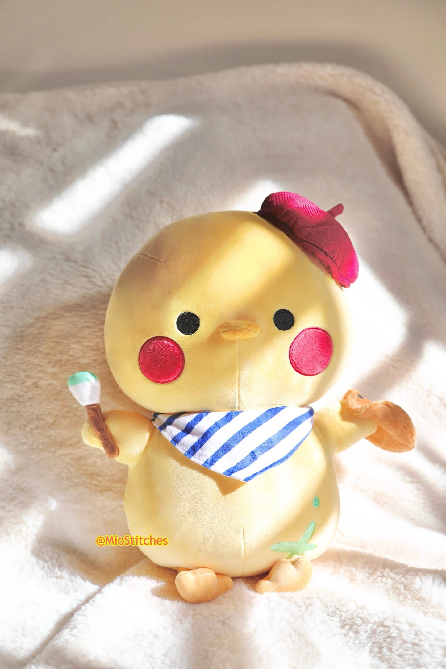 Artsy Birb Plush - Love and Deepspace LADS Inspired Custom Handmade