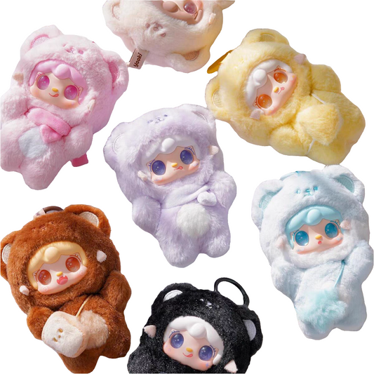 Bubbly Plush Teddy Bag Charm Blind Box