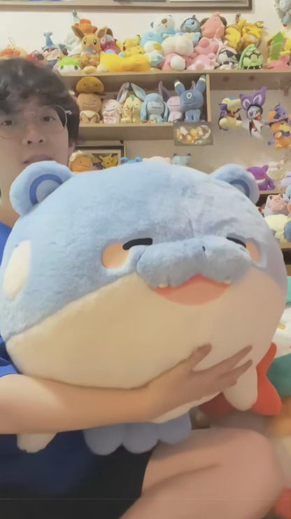 Jumbo Spheal Plush - Pokemon Inspired Custom Handmade