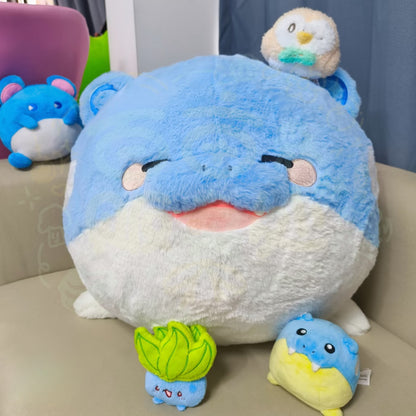 Jumbo Spheal Plush - Pokemon Inspired Custom Handmade