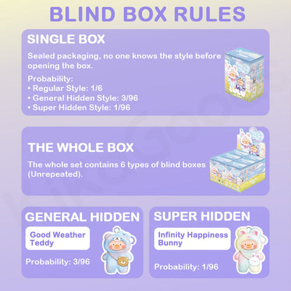 Teddy Party Plush Bag Charm Blind Box