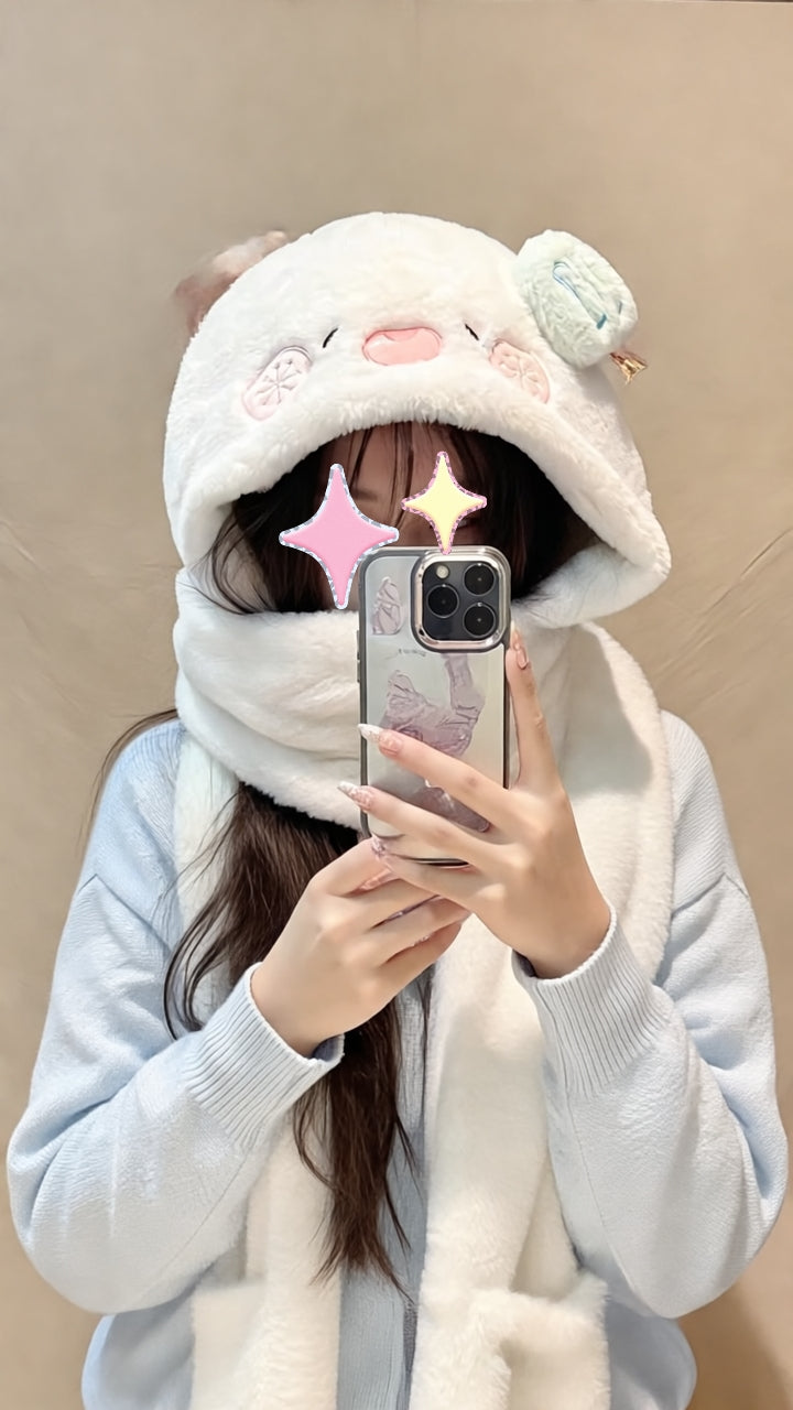 Love and Deepspace Cozy Hooded Scarf & Glove Set Collection