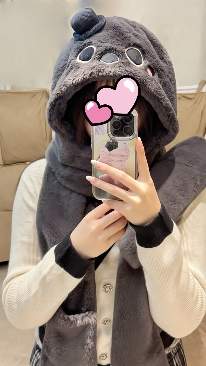 Love and Deepspace Cozy Hooded Scarf & Glove Set Collection